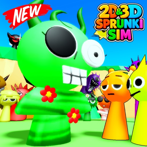 3D & 2D SPRUNKI SIM ✨ Sprunki Fans Roblox game