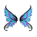 holographic fairy wings