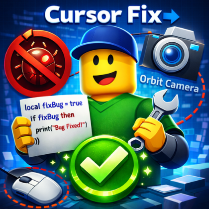 Cursor Fix Orbit Camera - Anti-Shake
