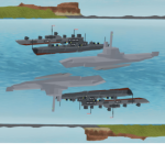 MINI PLANE CRAZY NAVY