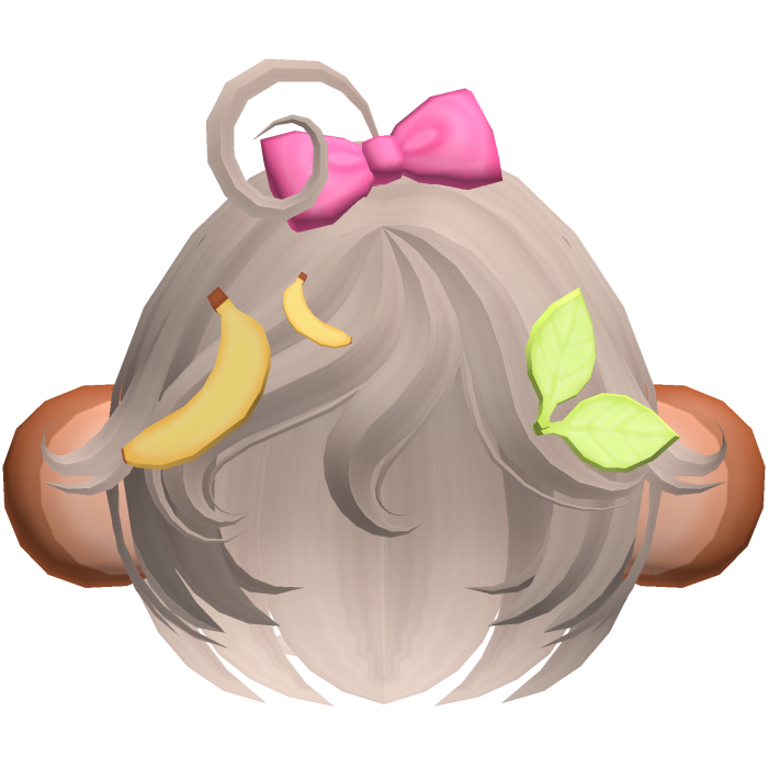 🍌🐵🍃 cute lala monkey bob hair in light brown