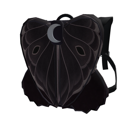 Black Moth Wings Backpack - 1.0 Roblox item