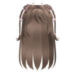 🍀Ribbon Braids Layered Hair (Milktea)