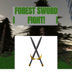 Forest sword fight!