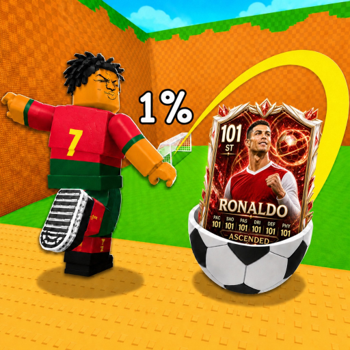 Kick A Football for Soccer Cards! []