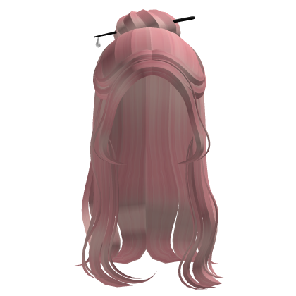Pink Half-up Half-down Long Hair Roblox item