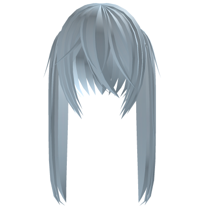 Cute Kawaii Long Moe Pigtails in Light Blue