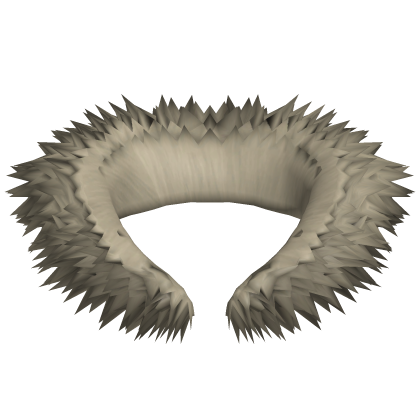 3.0 Realistic Y2K Neck Fur Collar Beige