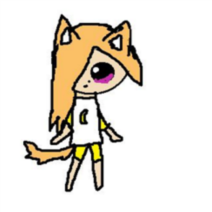 chibi wolf girl drawing Roblox decal