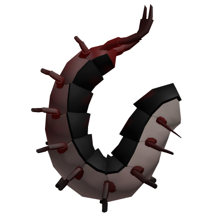 centipede tail (dark red)