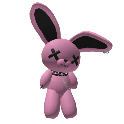 Huge Black Fluffy Bunny Plushie | Roblox Item - Rolimon's