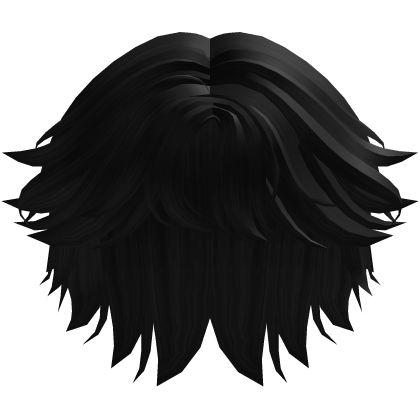 Stylish Messy Boy Hair (Black) Roblox item