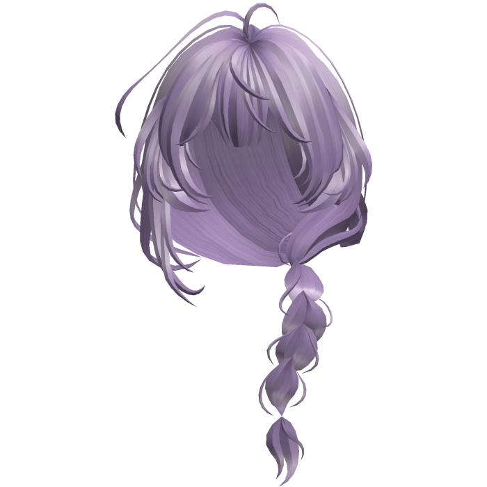Lavender Side Braid