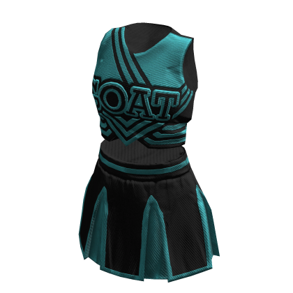 Cheerleader Uniform | Black Cyan thumbnail