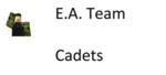 E.A. Team Cadets