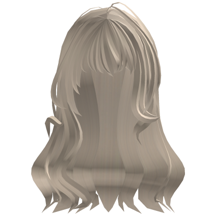 Sweet Hime curled hair in pale Blonde Roblox item
