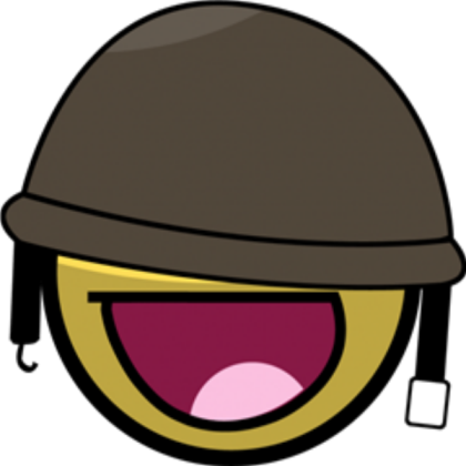Epic solider face Roblox decal