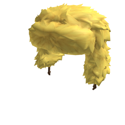 Rapper Style Yellow Fur Trapper Hat