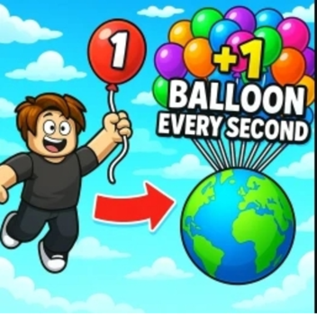 +1 Balloon Every Second 🎈