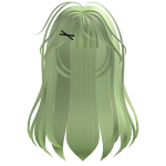 Messy Straight Cute Girl Hair Mint