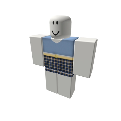 blue shirt with yellow belt thumbnail