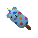 Party Bear Popsicle
