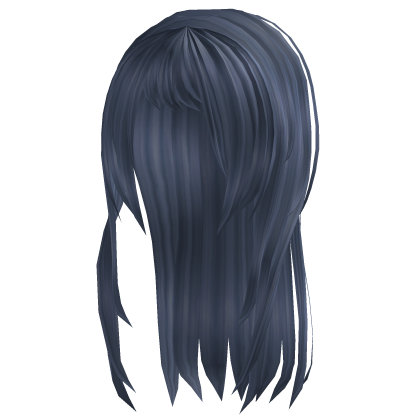Washed Blue Emo Layered Hair Roblox item