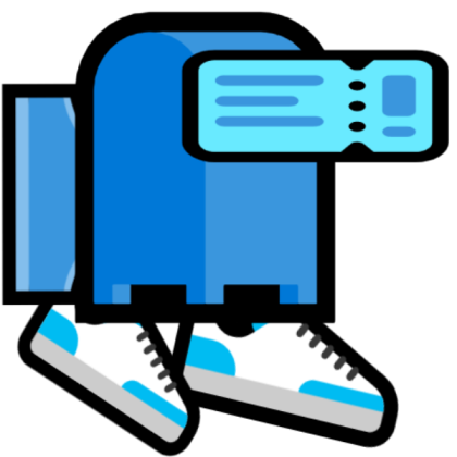 among us blue emoji Roblox decal