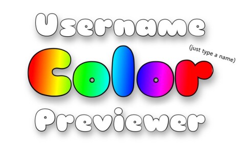 Username Color Previewer
