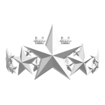 White Kitty Star Crown