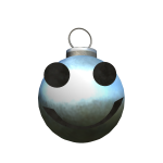Smiley Ornament Hat - Platinum
