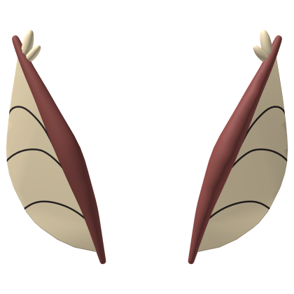 Brown and Beige Moth Antenna Roblox item