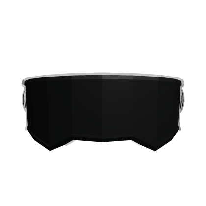 Futuristic White Neon Visor Roblox item