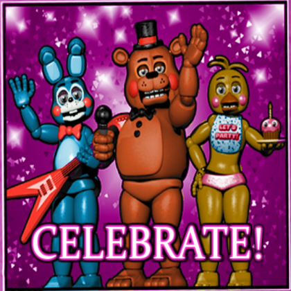 Five Nights at Freddy's 2 Celebrate Poster Roblox decal