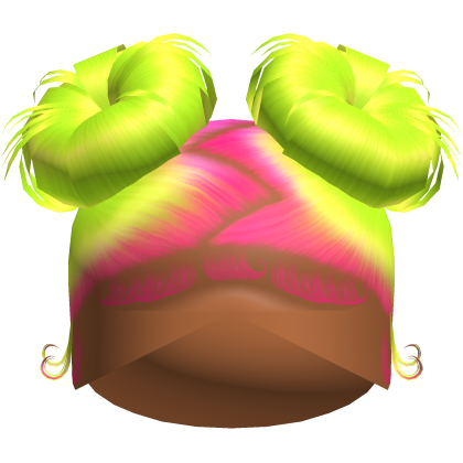 Doll Zig-Zag Part Double Buns (Scene)