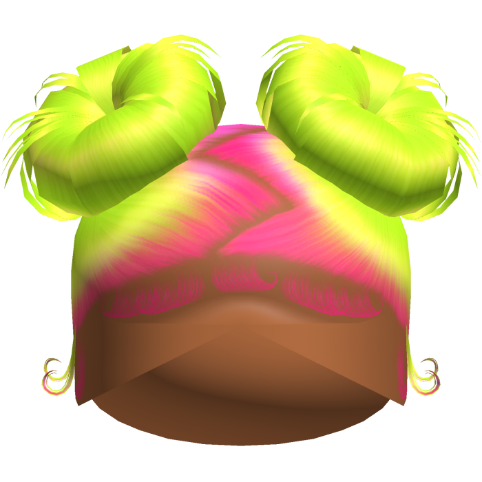 Doll Zig-Zag Part Double Buns (Scene)