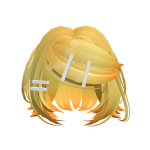 Messy Yellow Bob Hair with Hair Clips- Rin