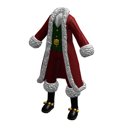 Mr. Santa Claus Outfit | Dark Red Gold Green