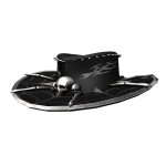 Black Skullspires Outlaw Hat