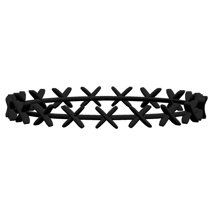 🐾 zombie stitch choker cute emo goth black
