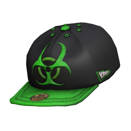 Toxic Green Biohazard Snapback