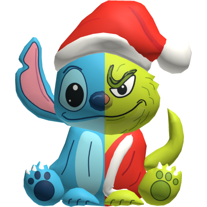 Cute Xmas Christmas Stitch Grinch Backpack Plush