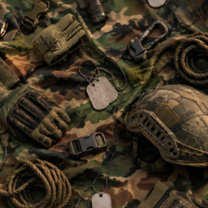 War Military Army Camo Equipment Loadout