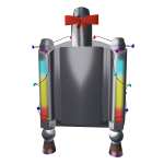 poorly wrapped Christmas jetpack