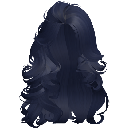 ♡ Voluminous Layered Blowout (Dark Blue) Roblox item