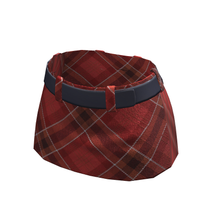 Smart Red Preppy Formal Office Plaid Skirt • DD24