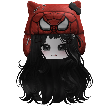 Hair Black Spiderkitty Roblox item