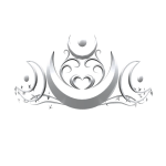 Lovely Moon Crown in White