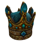 Tall Cyan Emperor Crown