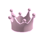 Pink Glitch Crown